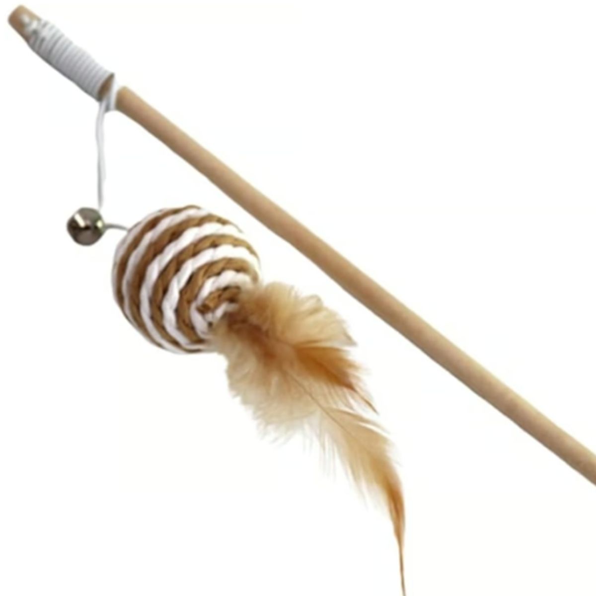 GENERICO - Juguete De Varita Para Gatos Bola