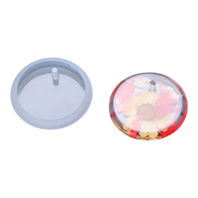 GENERICO - Molde silicona para fabricar joyas redondo
