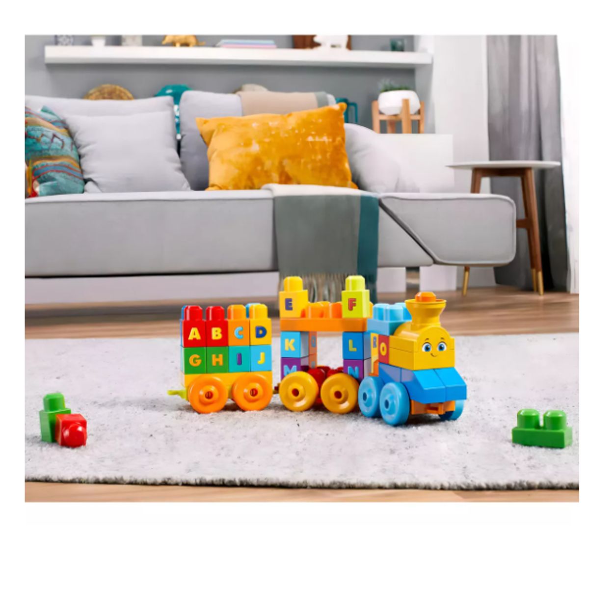 GENERICO - Tren Armable De Juguete Con Bloques Abc Didáctico 50 Piezas