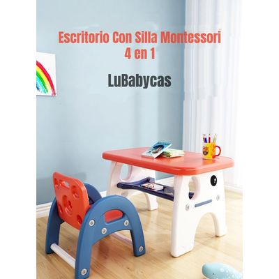 Imagen 2 del producto Mesa Con Silla Montessori Para Niños 4 En 1 By
