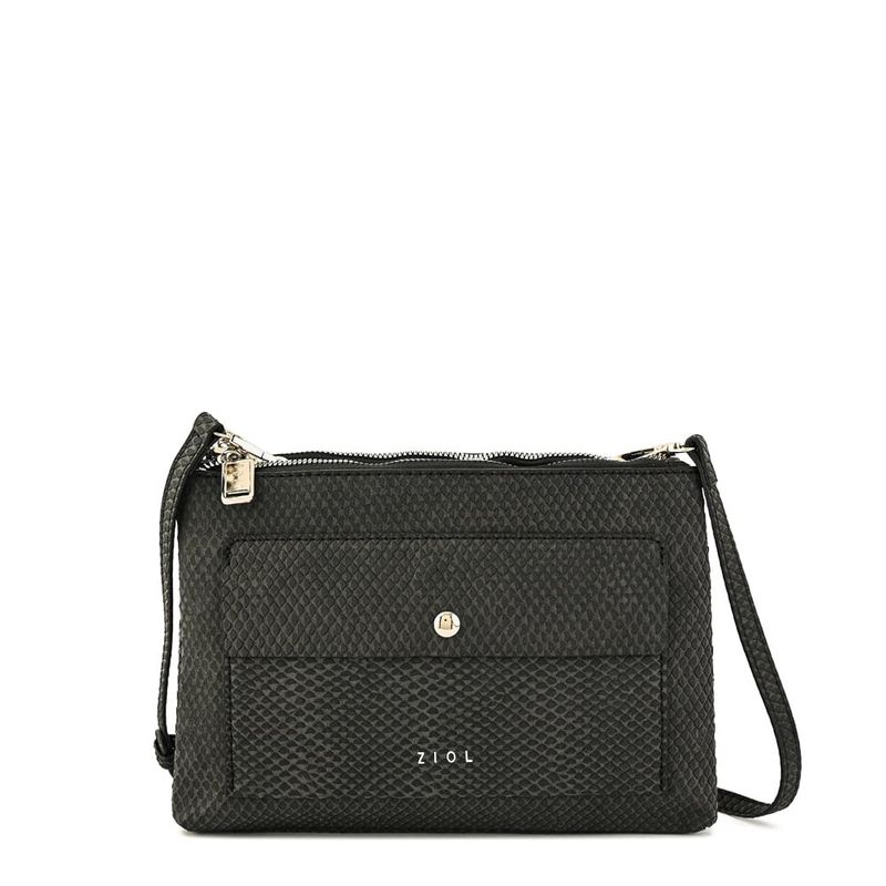 ZIOL - Cartera bandolera pequeña sidonie negro