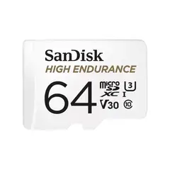 SANDISK - Memoria Micro SD High Endurance 64GB 100mbs 4K V30
