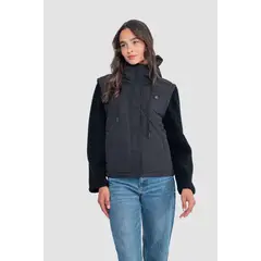 KAYA UNITE - Chaqueta Mujer 2 en 1 Tara - Negra