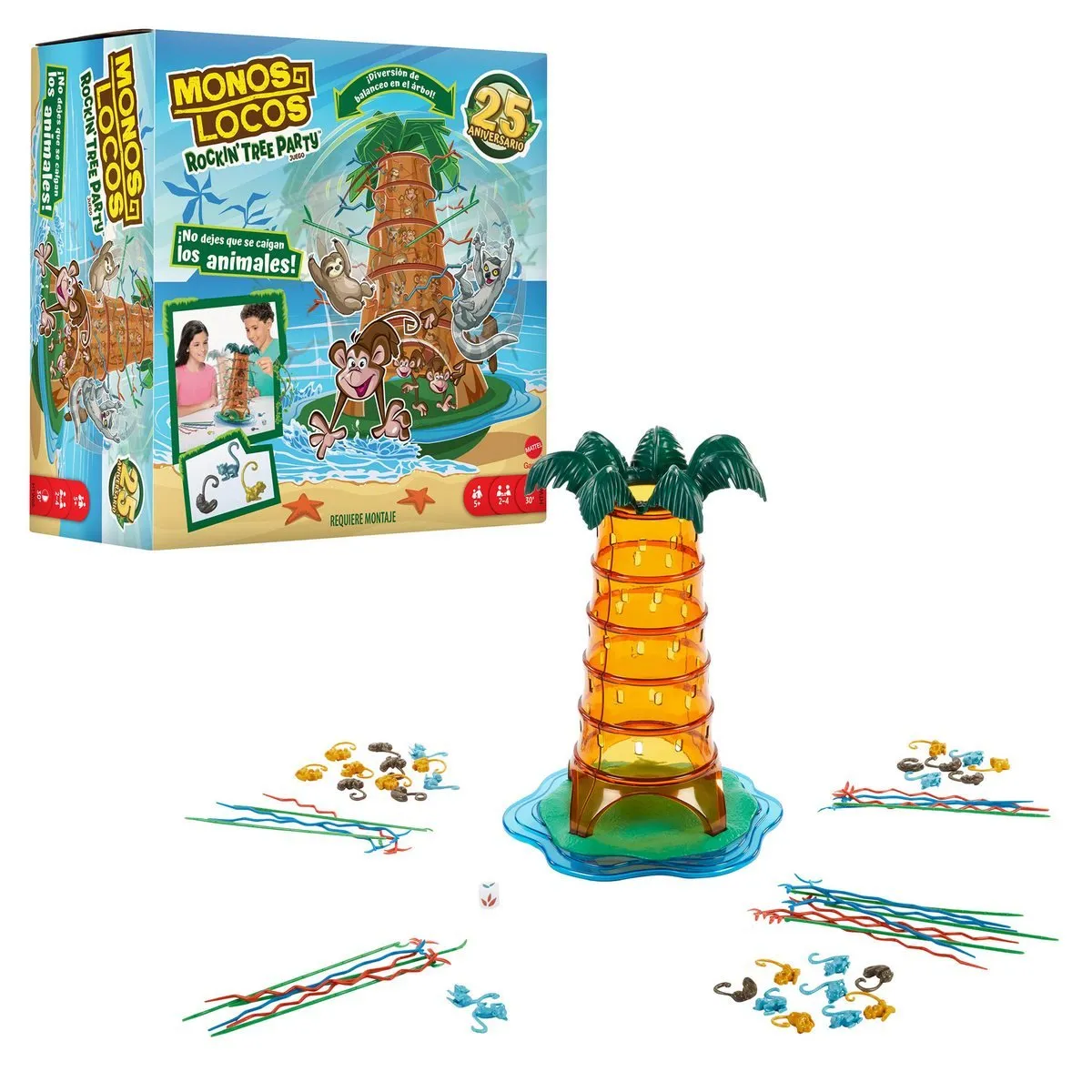 ANSALDO - Juego de mesa GAMES edición Monos Locos Refresh