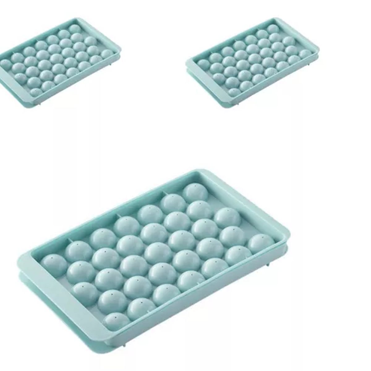 GENERICO - X 3 Hielera Cubeta De Hielo 3d Esfera Molde Hielos Redondos