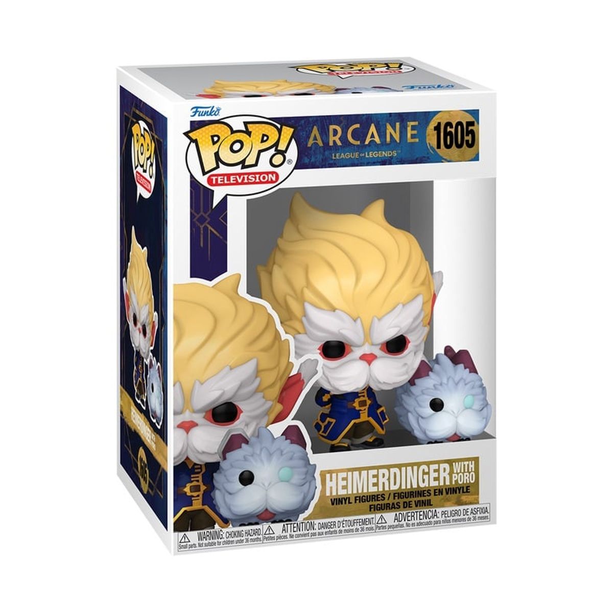 FUNKO - Funko Pop League Of Legends Arcane Heimerdinger Con Poro