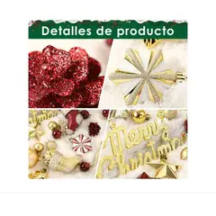 GENERICO - 70 Pcs Esferas Navideñas Adorno Árbol De Navidad Decoración