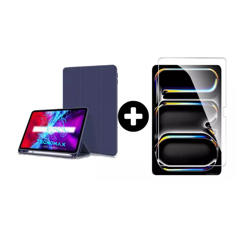 GENERICO - Funda iPad 9.7 5ta 6ta Generación + Lamina de Vidrio Templado