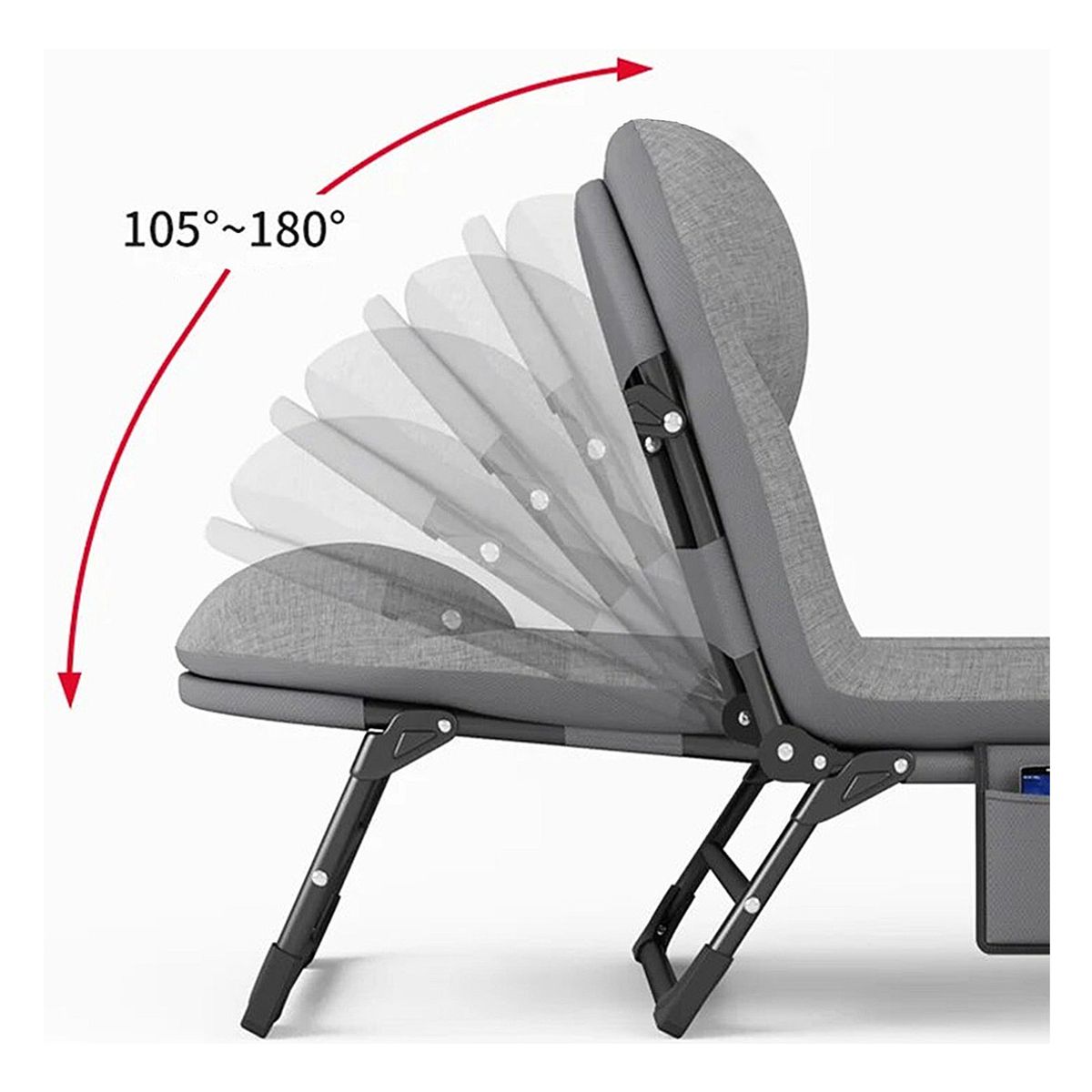 GENERICO - Catre Cama De Campaña Outdoor Plegable Acolchado Gav