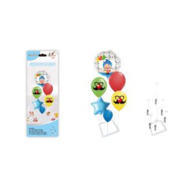 GENERICO - CENTRO DE MESA GLOBOS 1 PCS