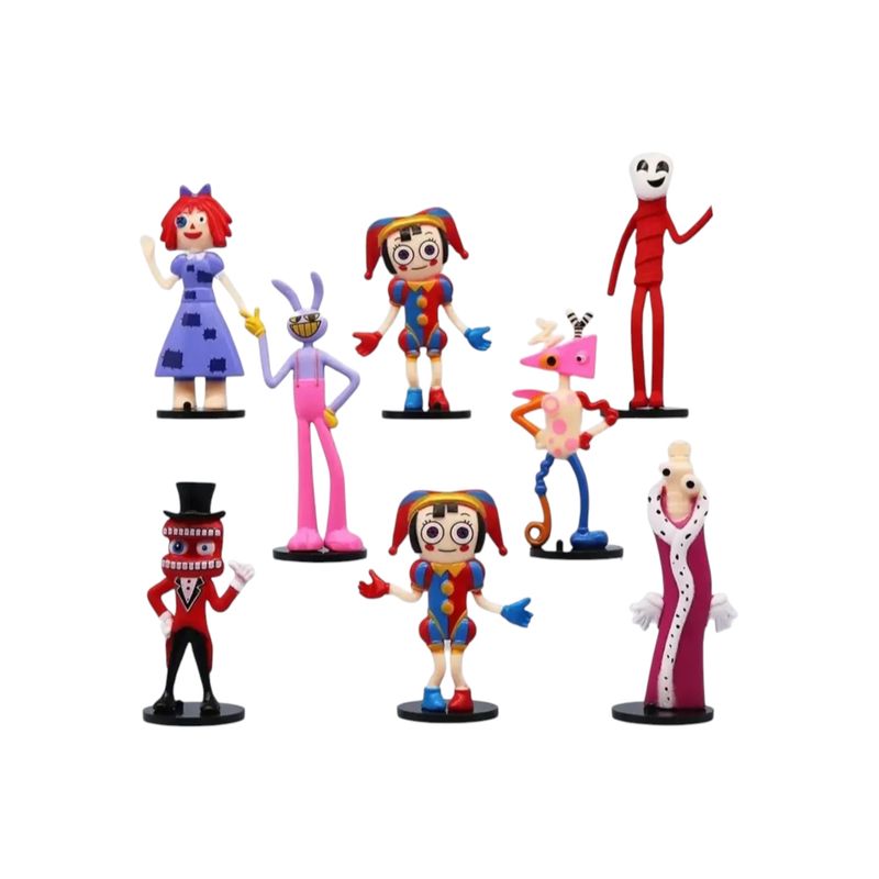 GENERICO - Set de 8 Figuras The Amazing Digital Circus