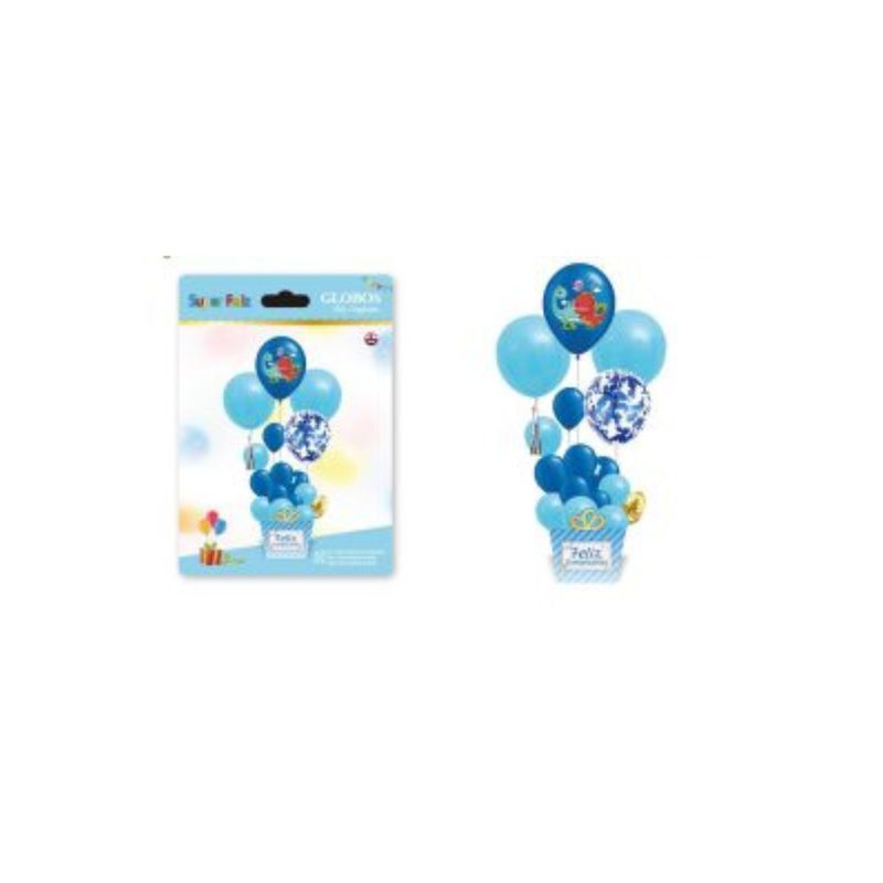 GENERICO - GLOBOS DINOSAURIOS 17 PCS