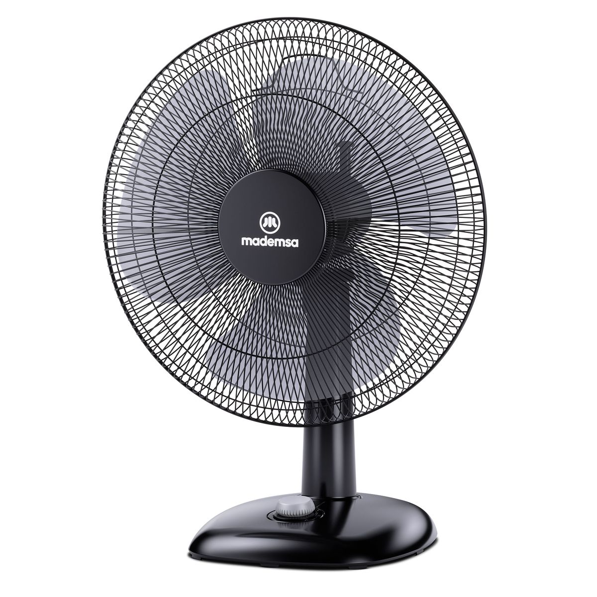 MADEMSA - Ventilador Sobremesa Mademsa 40W 3 Velocidades y Silencioso 40,6 cm DFM16 Negro