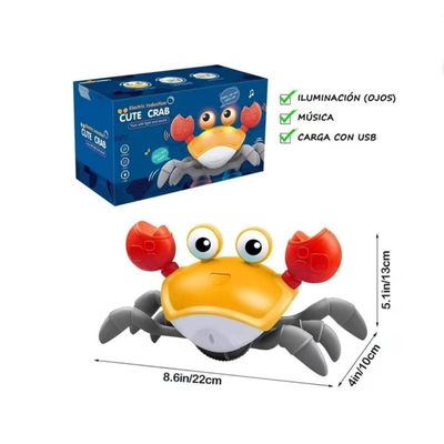 Imagen 2 del producto Cangrejo Musical Recargable USB Con Sensor Para Bebes