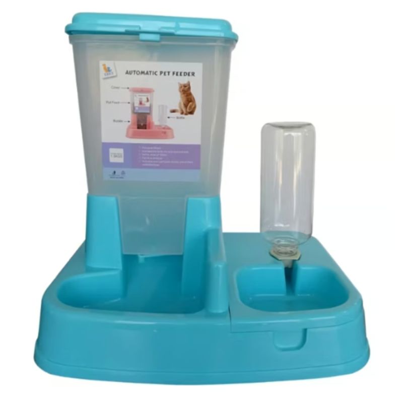 GENERICO - Dispensador Automático Comida Agua Pará Mascotas Perros Gato
