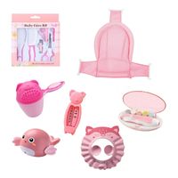 Kit De Baño Higiene De Bebe Con Lima Y Hamaca