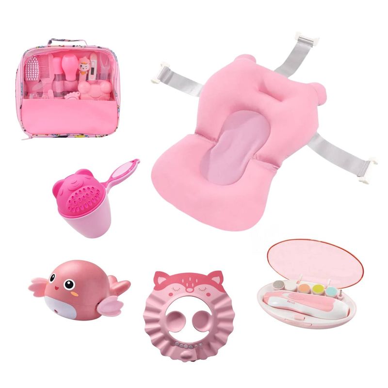 GENERICO - Kit De Baño Higiene De Bebe Con Lima Y Hamaca