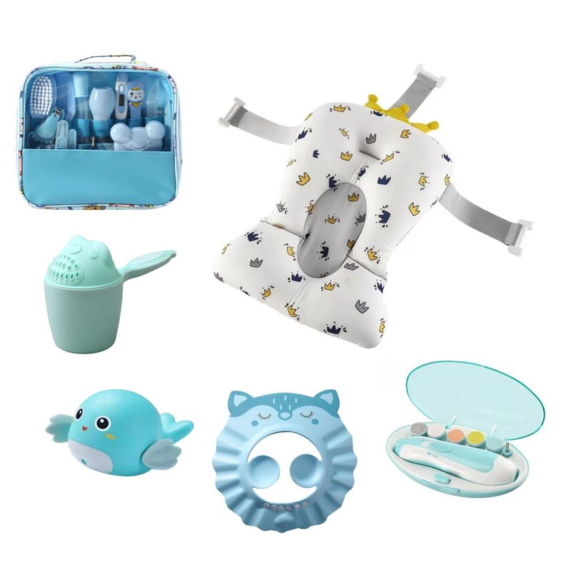 GENERICO - Kit De Baño Higiene De Bebe Con Lima Y Hamaca