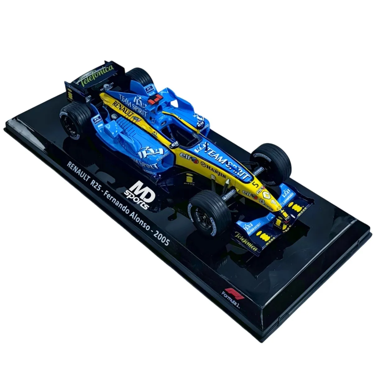 FORMULA 1 - Auto F1 Renault R25 Fernando Alonso Campeon 2005 Escala 1:24