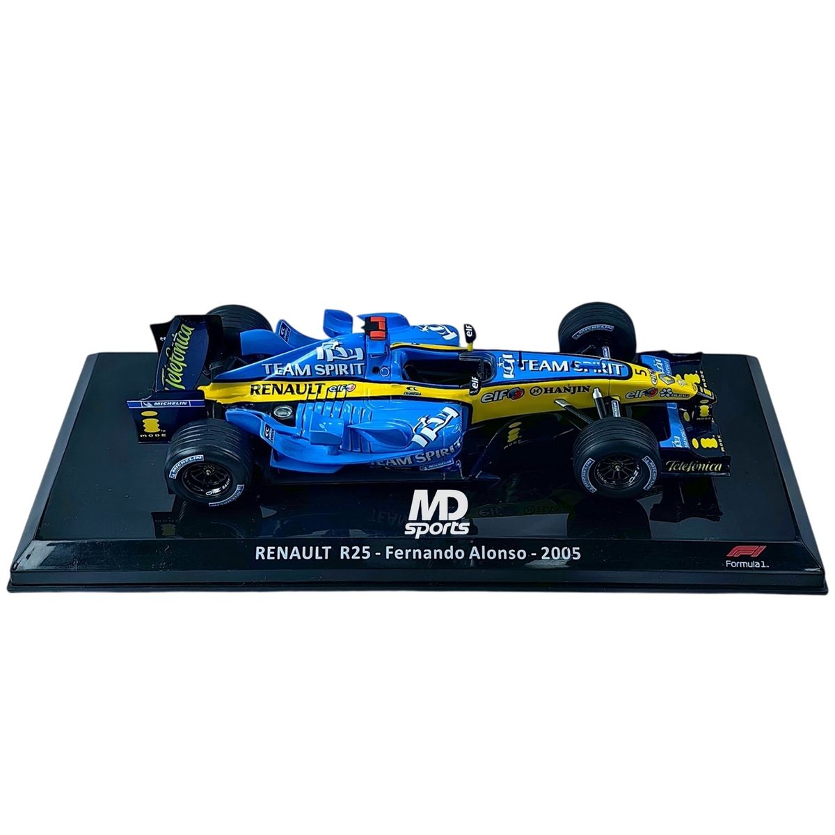 FORMULA 1 - Auto F1 Renault R25 Fernando Alonso Campeon 2005 Escala 1:24
