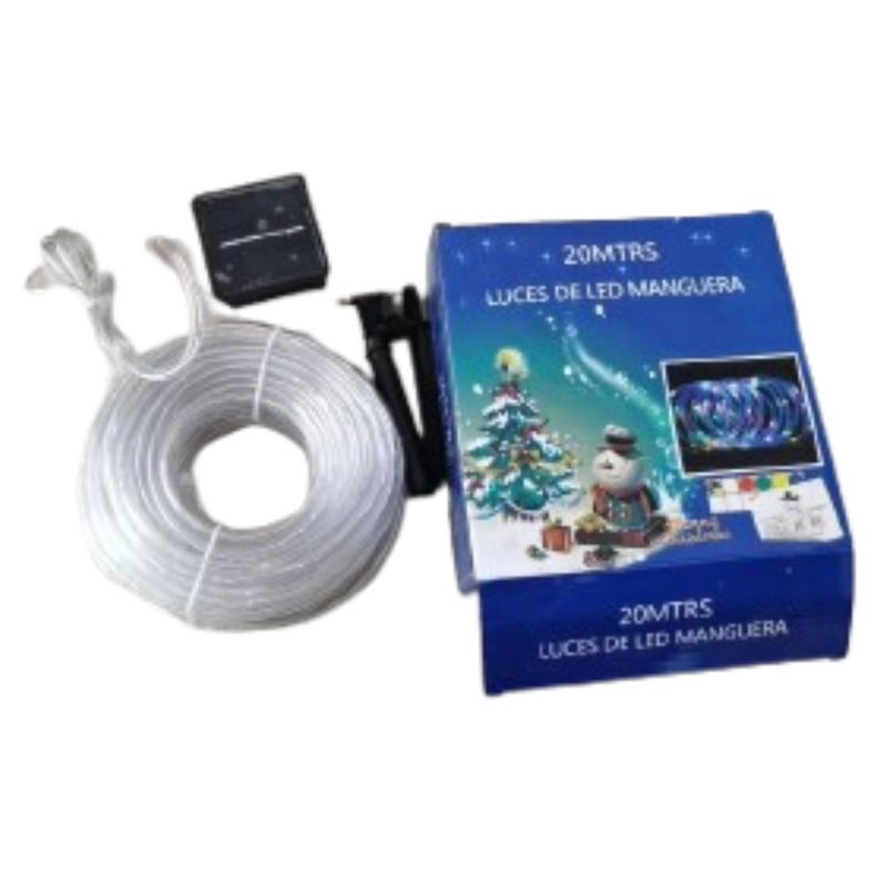 GENERICO - Tubo Luces LED Solar 10 M