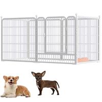 Corral Para Mascotas Jaula Perros Gato Valla Metal 120×60cm