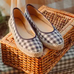 URCO - Alpargata Julia Vichy Navy
