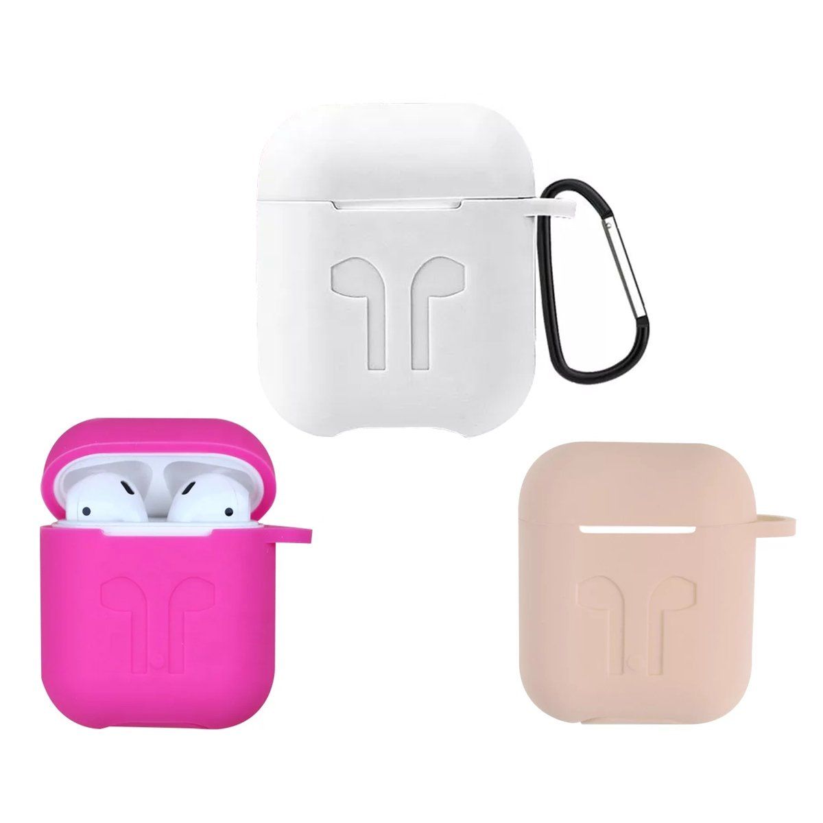 GENERICO - Fundas AirPods 2ª Generación x3