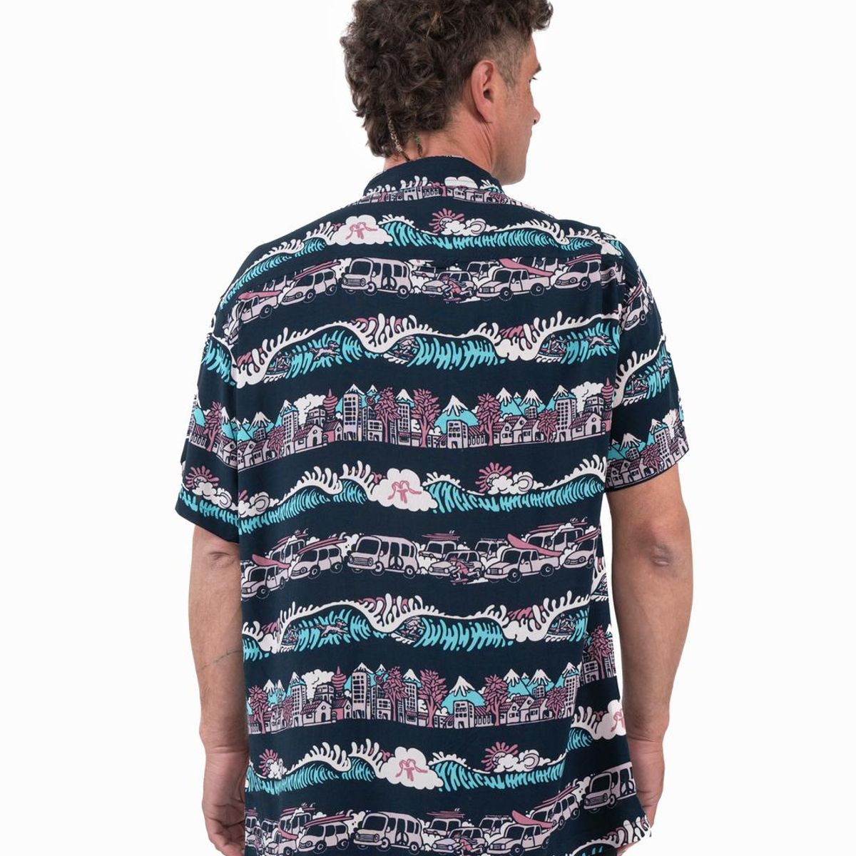 KAYA UNITE - Guayabera Hombre Push Navy