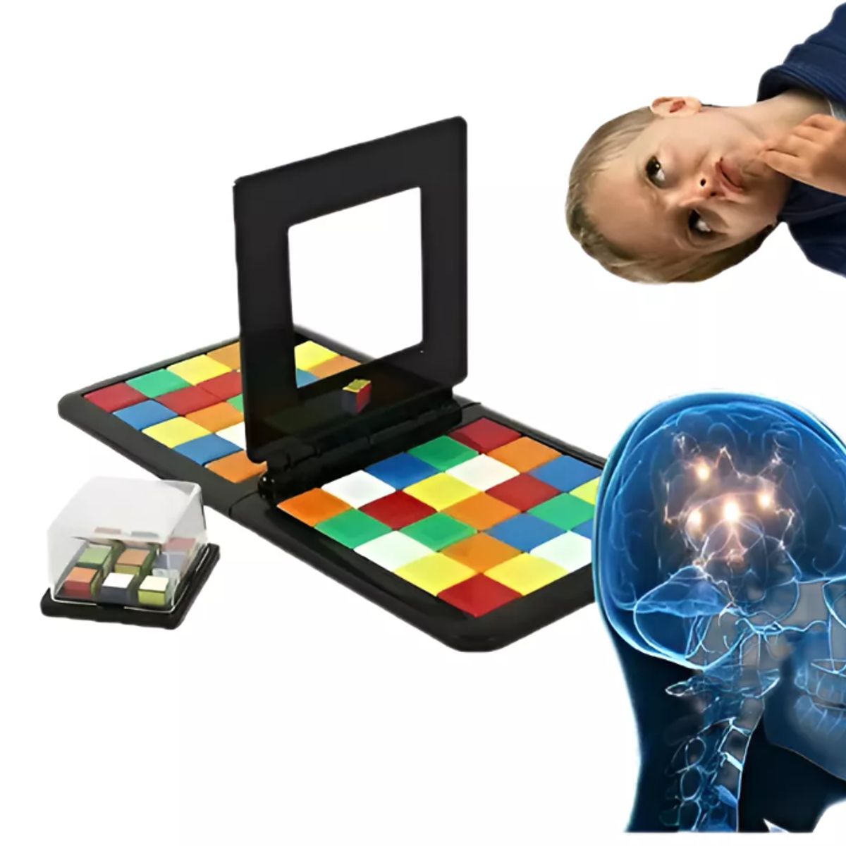 GENERICO - Juego Mesa Niños Puzzle Race Cube 3d Magic Block Game Rubik