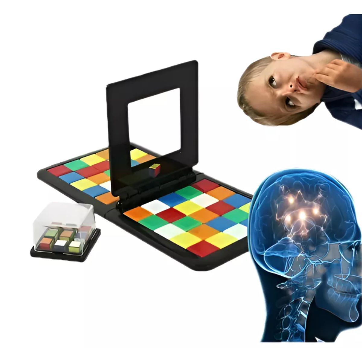 GENERICO - Juego Mesa Niños Puzzle Race Cube 3d Magic Block Game Rubik