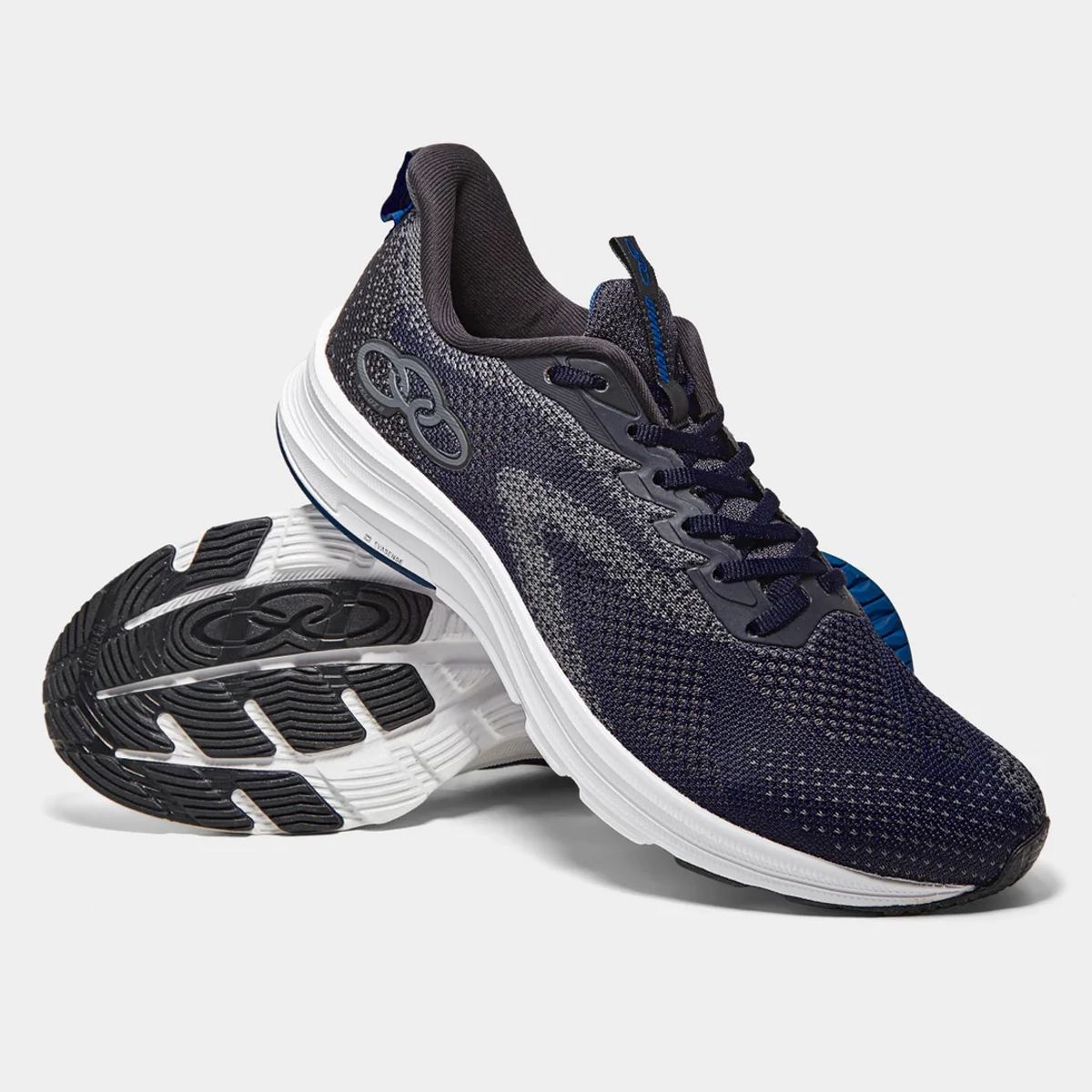 OLYMPIKUS - Zapatilla Running Hombre Veloz 2 Azul Marino/Negro