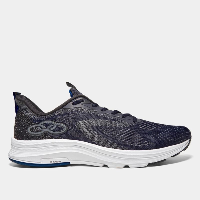 OLYMPIKUS - Zapatilla Running Hombre Veloz 2 Azul Marino/Negro