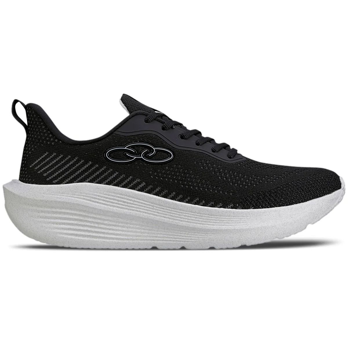 OLYMPIKUS - Zapatilla Hombre Rayo Negro/Blanco