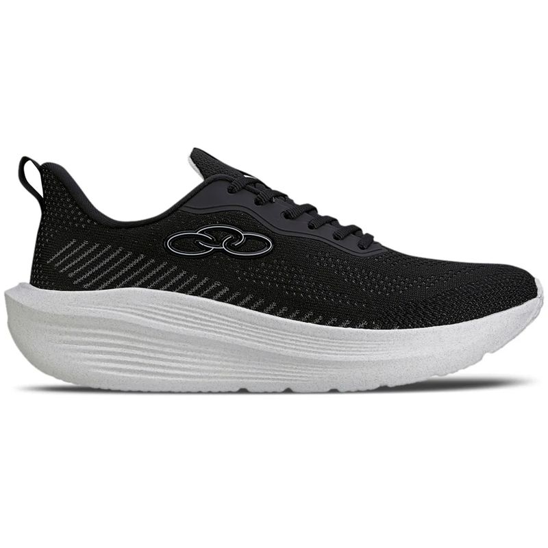 OLYMPIKUS - Zapatilla Hombre Rayo Negro/Blanco