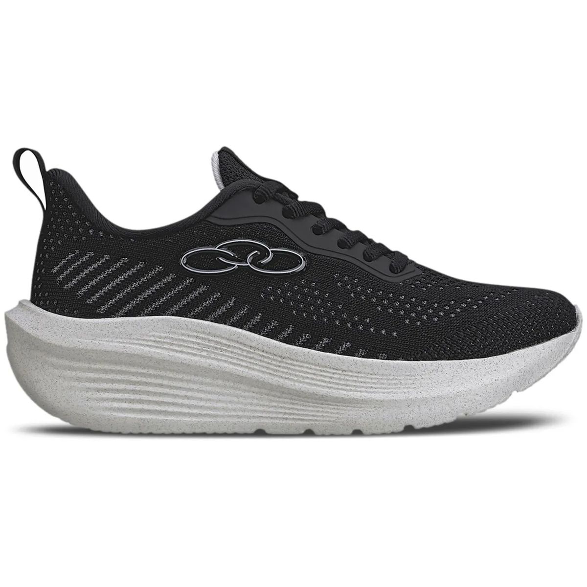OLYMPIKUS - Zapatilla Adolescente Rayo Negro/Blanco
