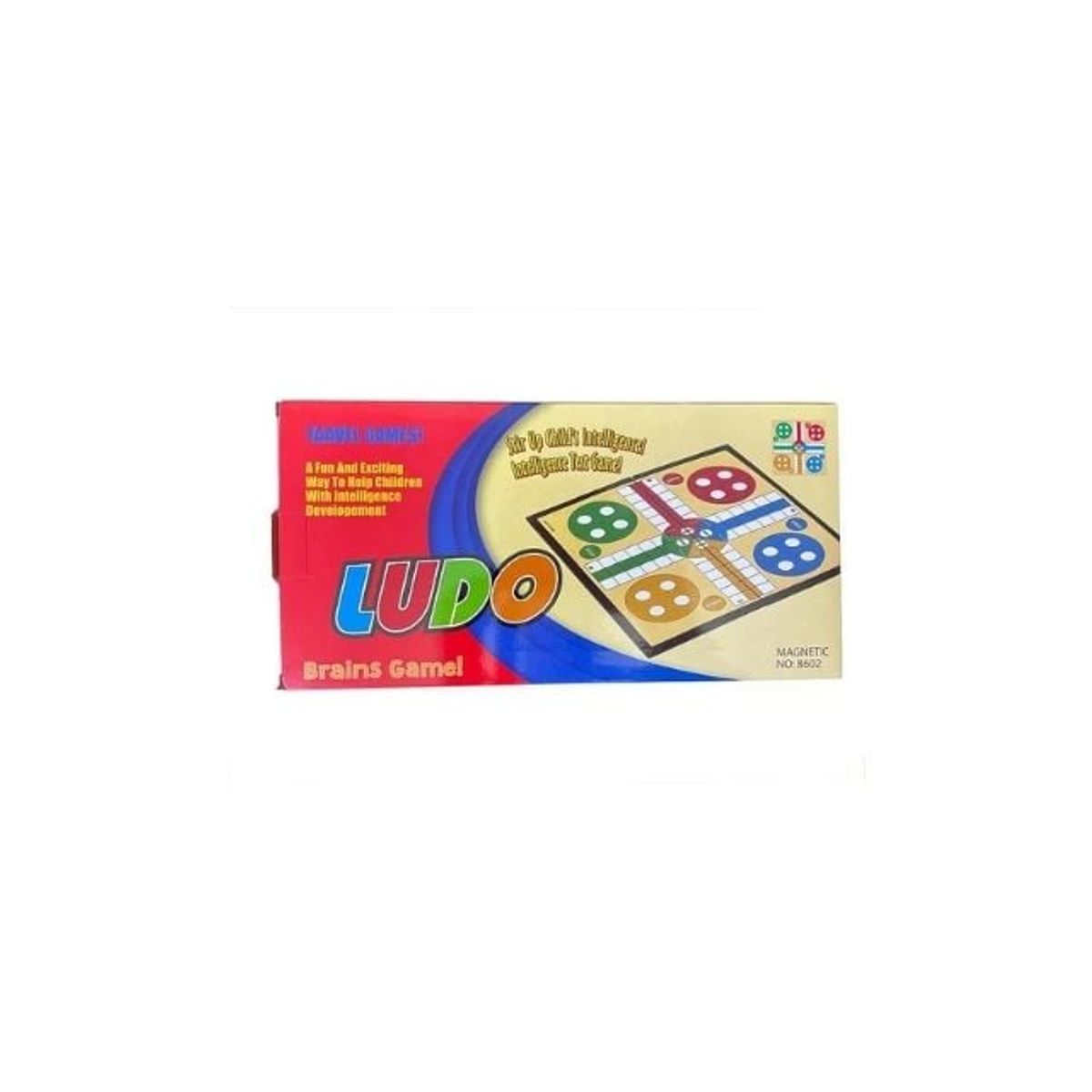 UNIVERSAL - Juego Ludo Brains Game Tradicional Magnético 30x30cm