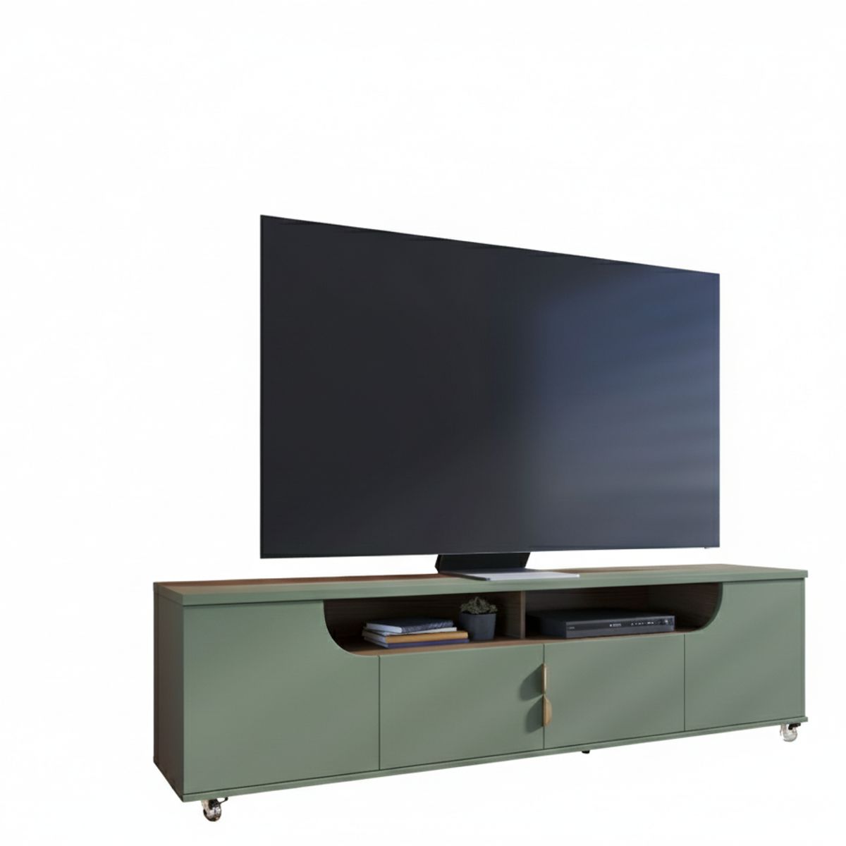 TAHUARI - Rack TV Santorini MentaAlmendra