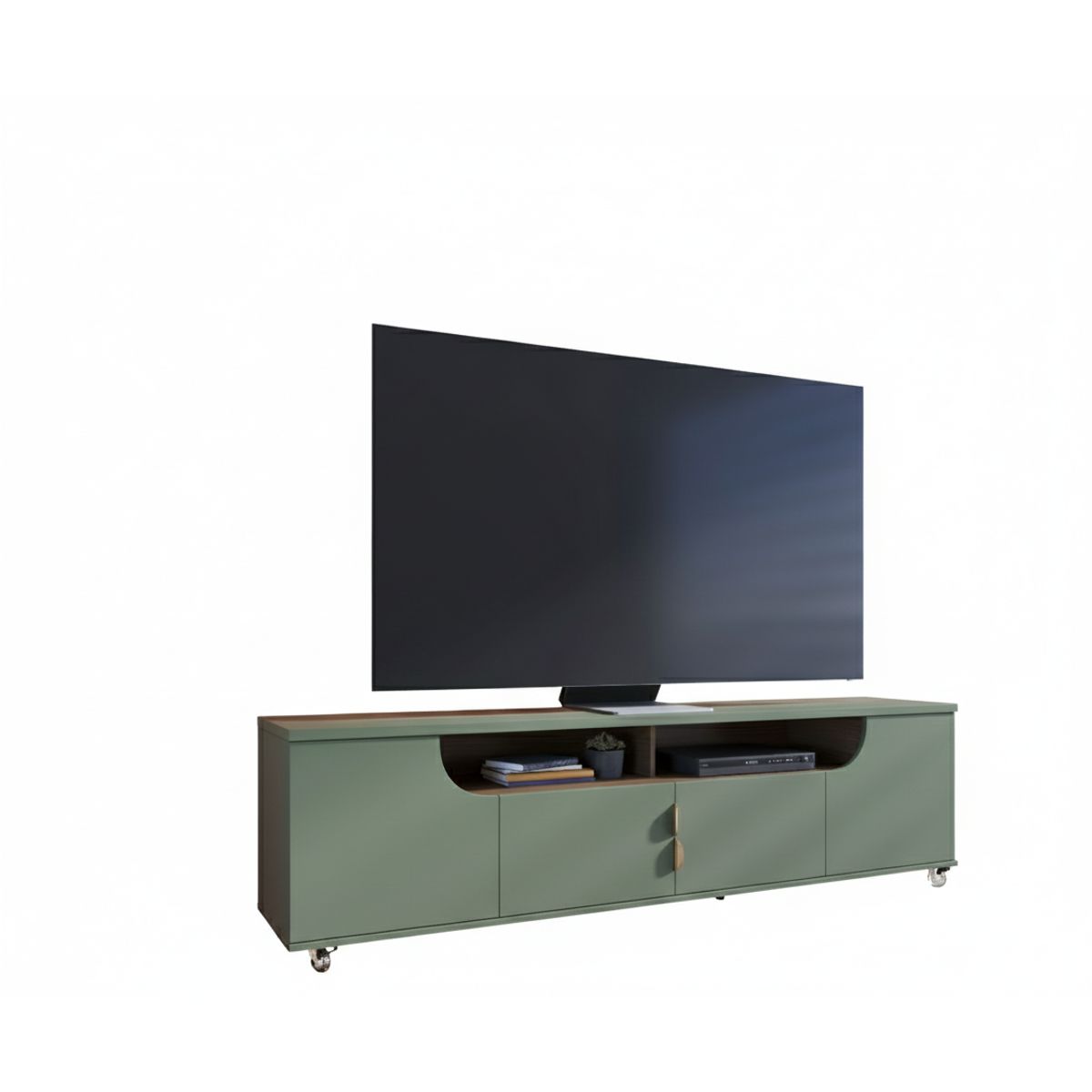 TAHUARI - Rack TV Santorini MentaAlmendra