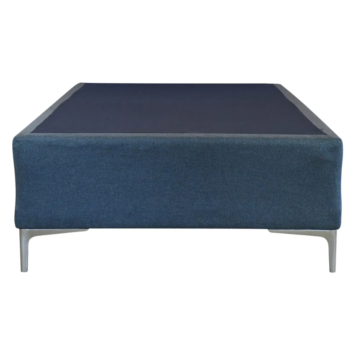 BLOCCARE - Base de Cama 1.5 Plaza Box 30 cm / Patas Metalicas 15 cm / Largo 190 cm