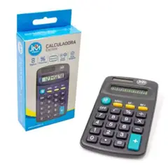 JM IMPORT - CALCULADORA ESCOLAR 8 DÍGITOS DUAL POWER