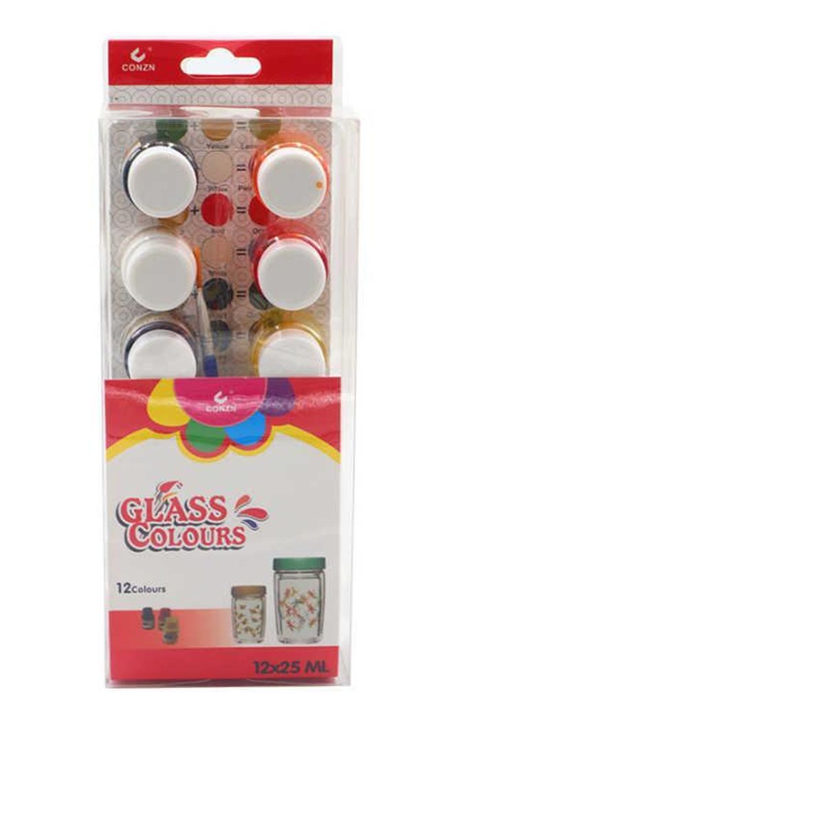 GENERICO - Set De Pintura Para Vidrio Traslucida
