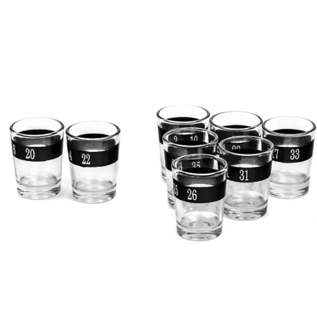 GENERICO - Juego De Mesa Ruleta De Tragos Giratoria Shots 16 Piezas