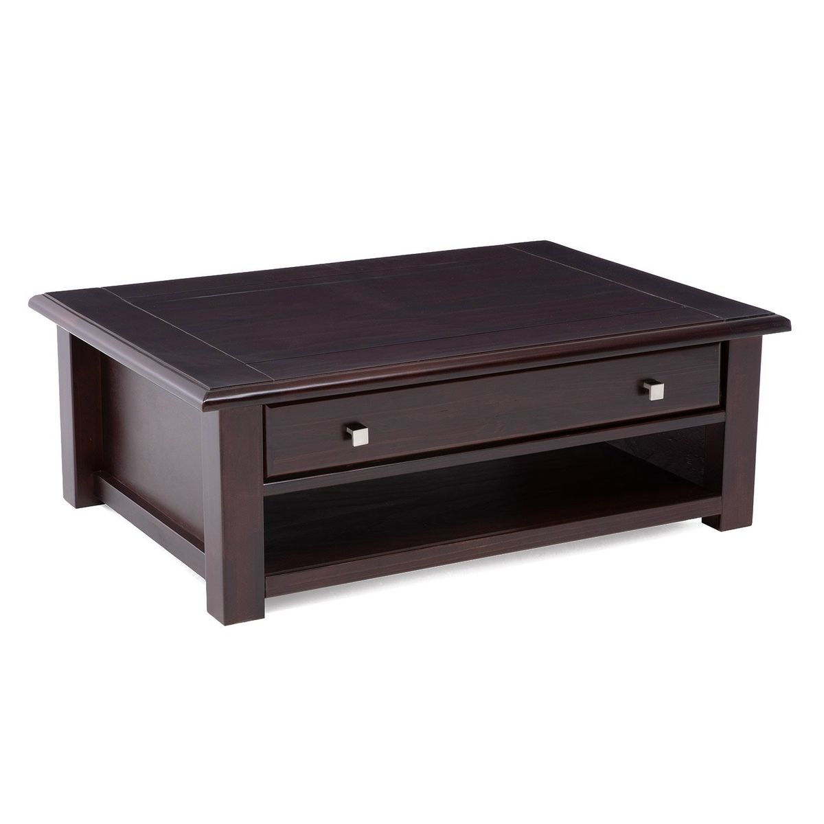 EROOMS - MESA CENTRO CATALUÑA CON CAJON CHOCOLATE