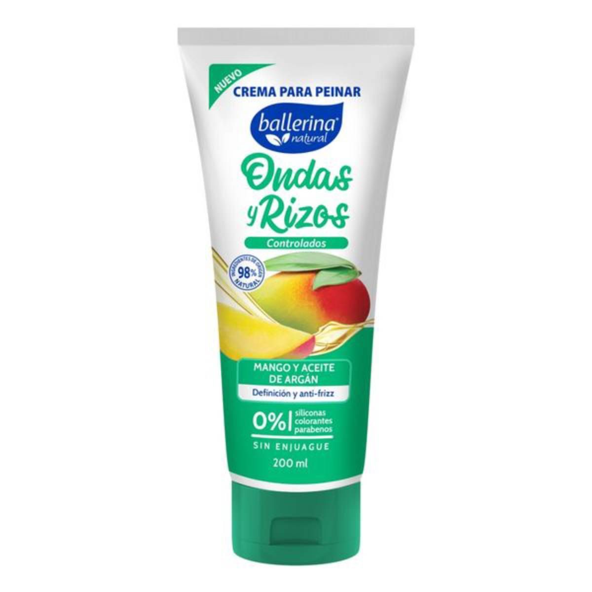 BALLERINA - Ballerina Crema de peinar Ondas y Rizos 200 ml