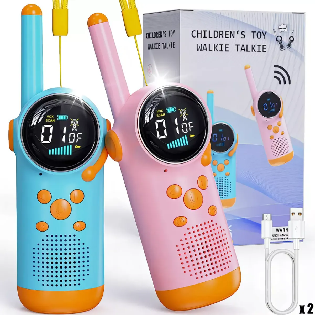 GENERICO - Walkie Talkie para Niños Recargable