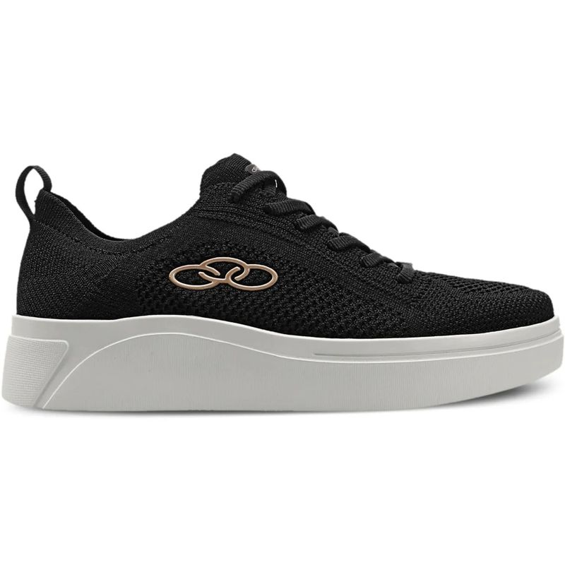OLYMPIKUS - Zapatilla Mujer Plato Negro