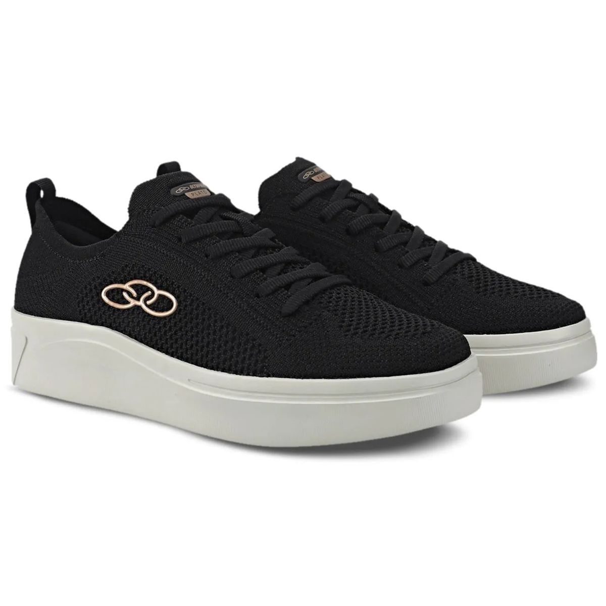 OLYMPIKUS - Zapatilla Mujer Plato Negro