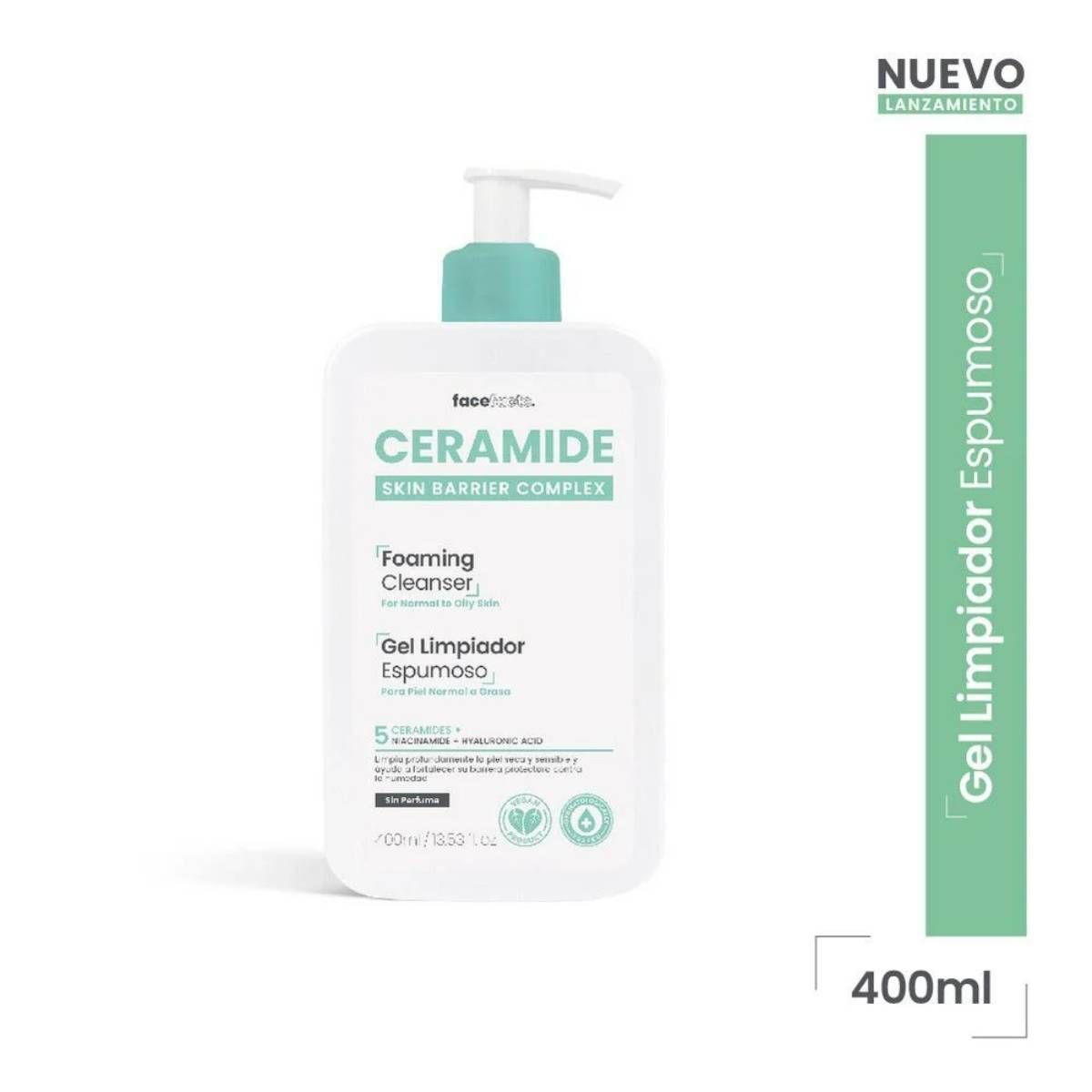 GENERICO - Ceramide Gel Limpiador Espumoso 400ml