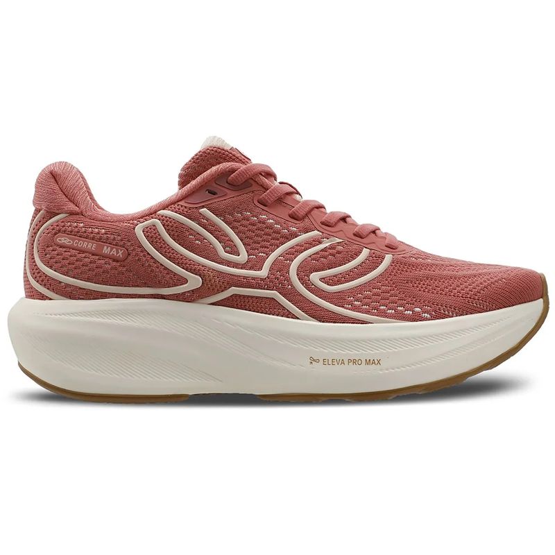 OLYMPIKUS - Zapatilla Running Mujer Corre MAX Rosado